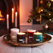Picture of HEART & HOME TIN CANDLE - HOME FOR CHRISTMAS